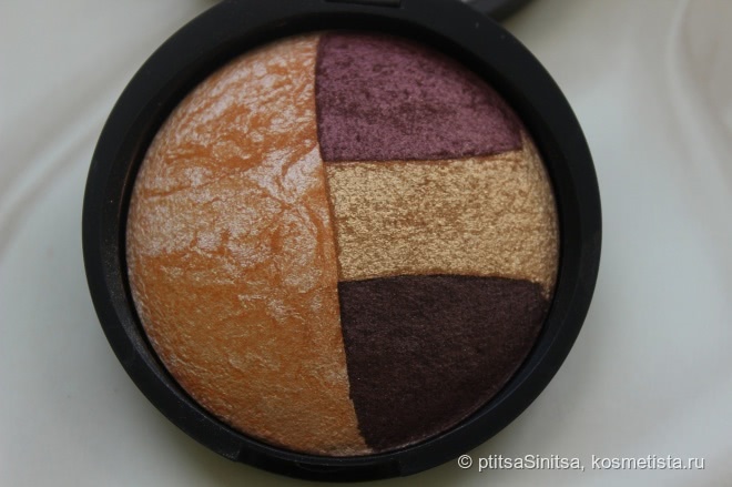 Палетка теней Laura Geller eye elements Baked eye Shadow & highlighter • Sahara Skies•