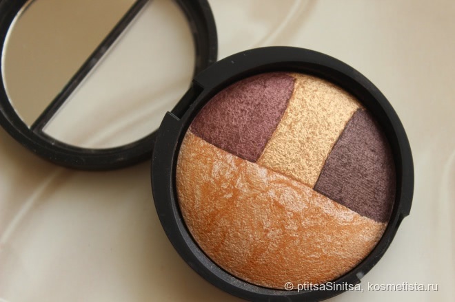 Палетка теней Laura Geller eye elements Baked eye Shadow & highlighter • Sahara Skies•