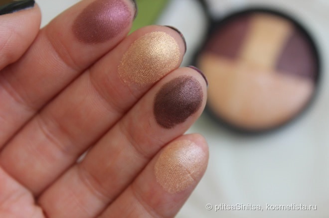 Палетка теней Laura Geller eye elements Baked eye Shadow & highlighter • Sahara Skies•