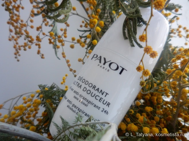 Отличный помощник Payot Deodorant Ultra Douceur 24-hour anti-perspirant
