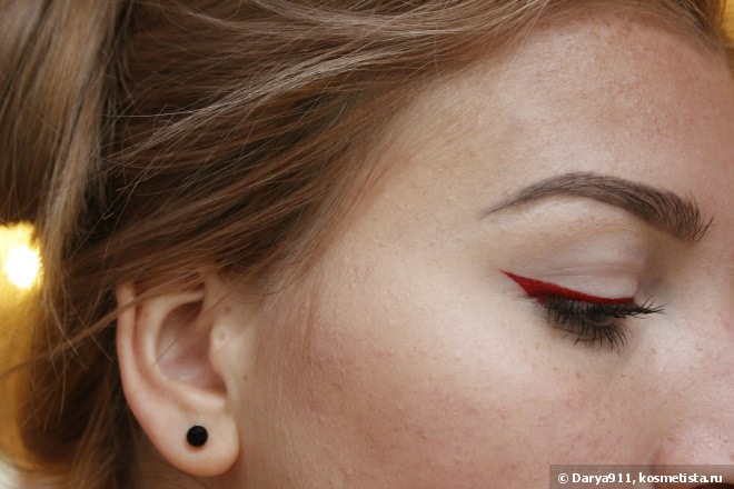 Прекрасный красный Inglot AMC eyeliner gel #79