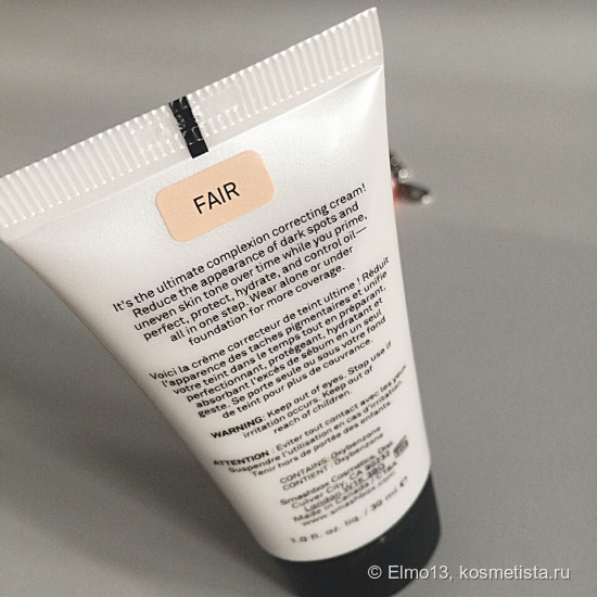 Идеальный по всем параметрам CC Cream Camera Ready от Smashbox в оттенке Fair