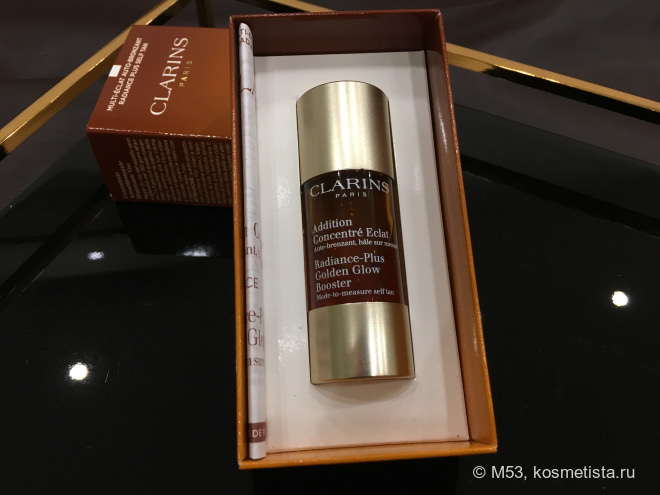 Clarins Addition Concentré Eclat - флакон с загаром