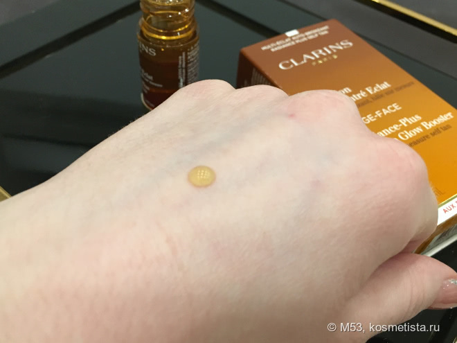 Clarins Addition Concentré Eclat - флакон с загаром