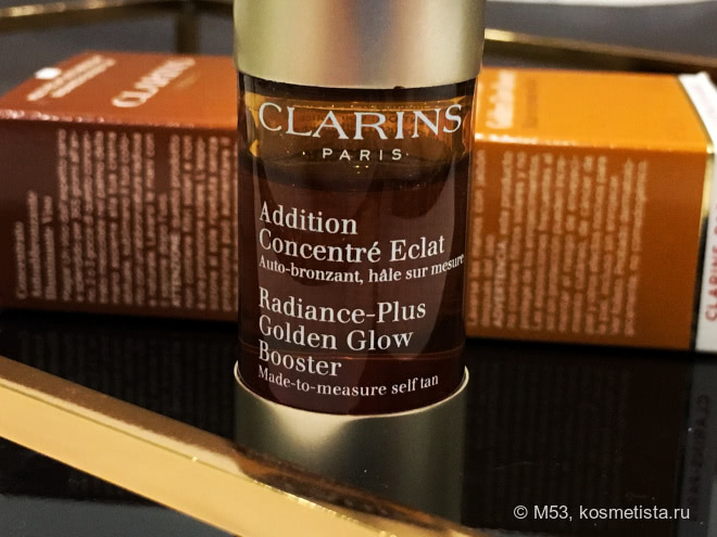 Clarins Addition Concentré Eclat - флакон с загаром