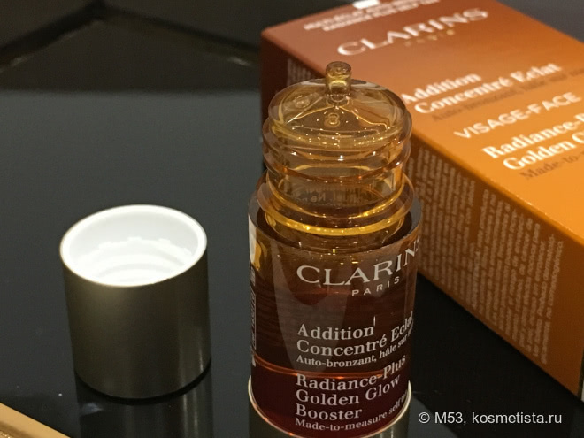 Clarins Addition Concentré Eclat - флакон с загаром