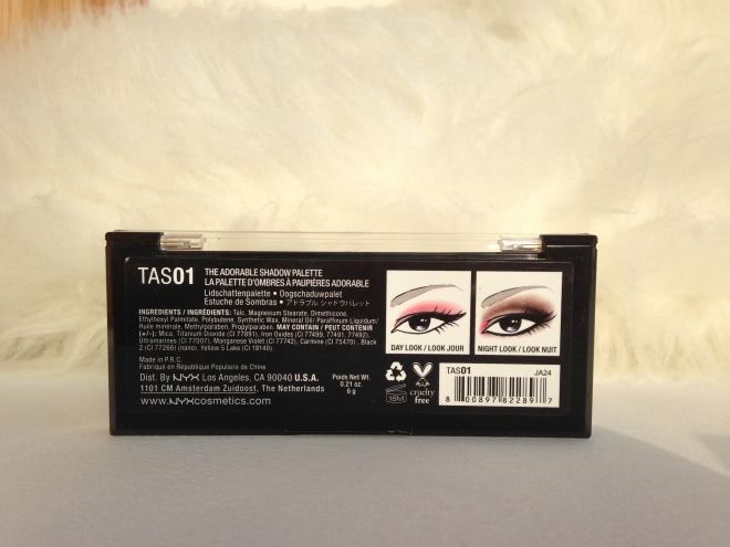 NYX the adorable shadow palette