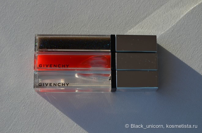 Givenchy Gelee D`interdit Smoothing Gloss Balm Crystal Shine - Ухаживающий блеск-бальзам для губ 6.3 мл. тон №03 Transparent Shine, 02 Celestial Black, 01 Tempting Rouge