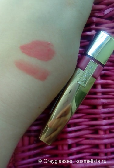 Он смог меня удивить. Блеск для губ L'Oreal Shine Caresse в оттенке 102 Romy