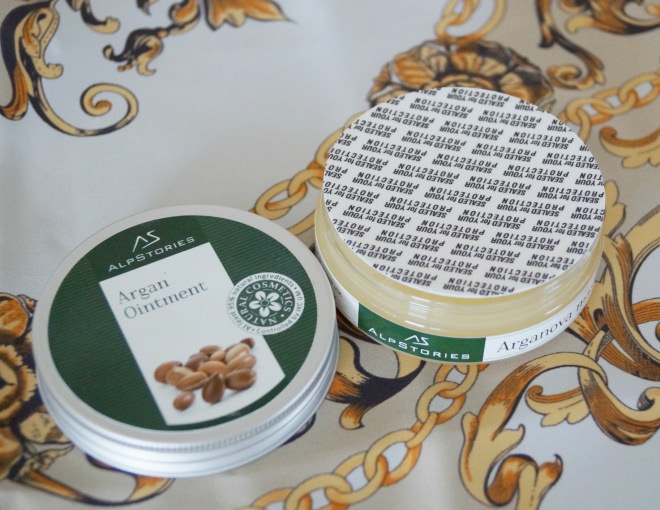 Yves Rocher 100 karité bio-organic shea butter & косметическое средство AlpStories argan ointment