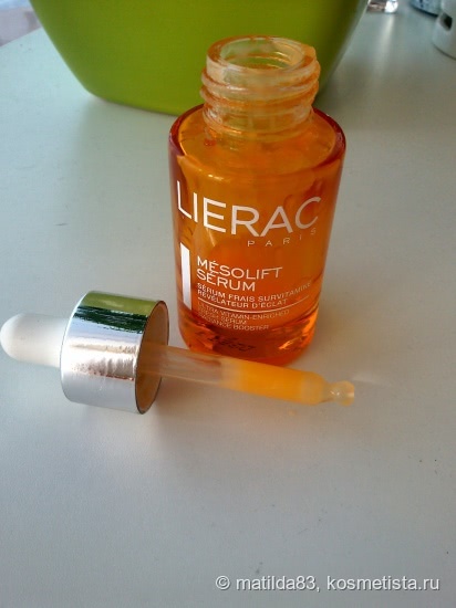 Сыворотка мультивитаминная Lierac Paris Mesolift Serum Ultra Vitamin Enriched Fresh Serum Radiance Booster