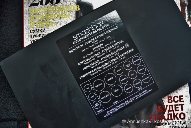 Запоздалый обзор на палетку Smashbox shapematters palette