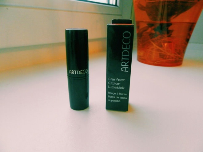 Оранжевое золото с Artdeco perfect colour lipstick #59