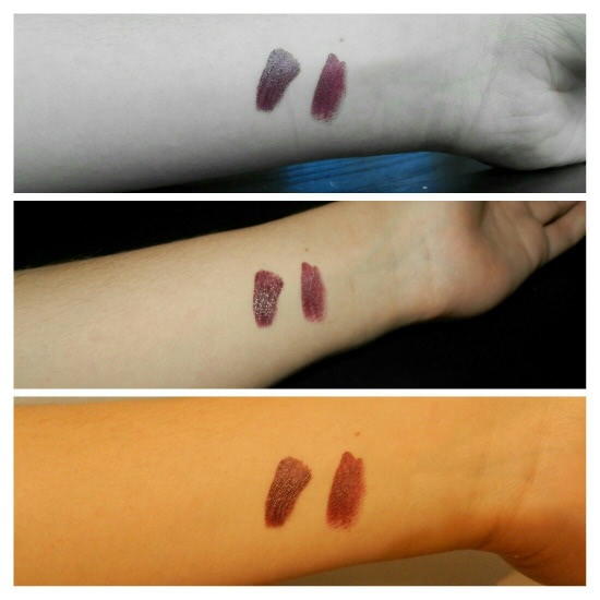Сравнить несравнимое: NYX soft matte lip cream #Transylvania и Avon Ultra Colour Matte Lipstick Matte Grape