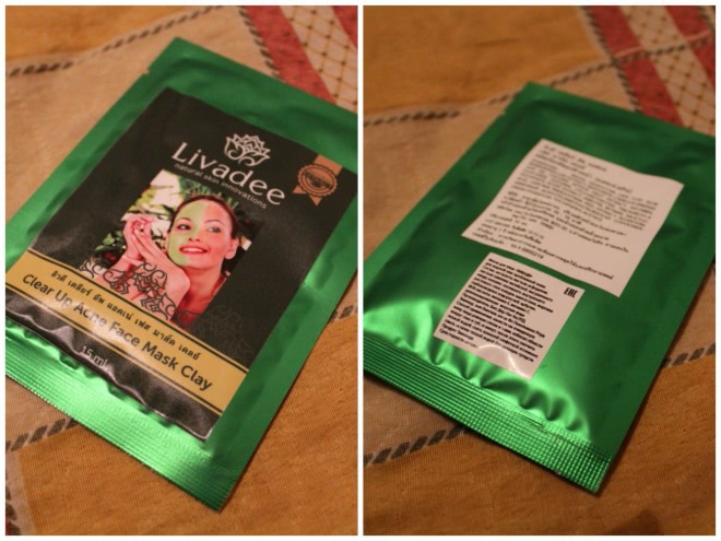 Livadee natural skin innovations Clear Up Acne Face Mask Clay Маска для лица