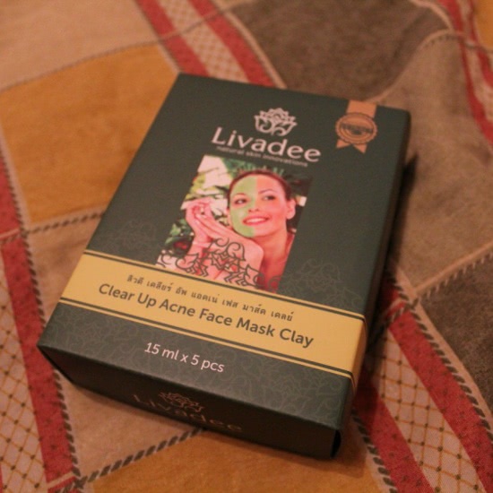Livadee natural skin innovations Clear Up Acne Face Mask Clay Маска для лица