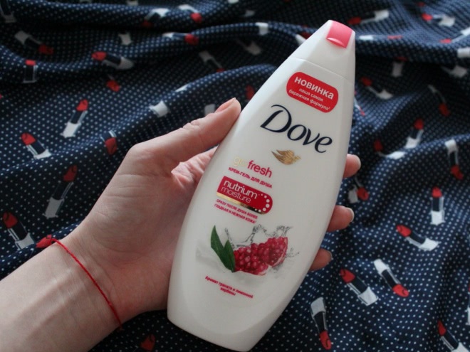 Dove Крем-гель для душа Go Fresh