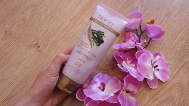Shary Perfect Solution Пенка для умывания Bamboo Charcoal & Hyaluronic Acid