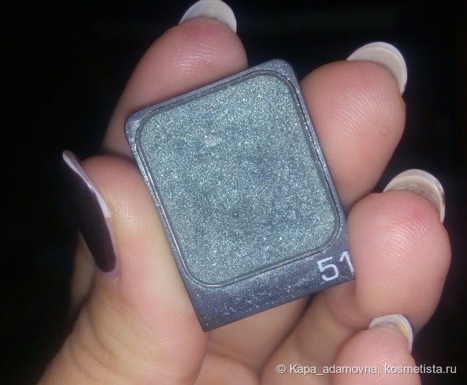 Неоправданно забытый мною жемчужно-зеленый драгоценный камень - ArtDeco Eye Shadow Pearl #51 pearly green jewel