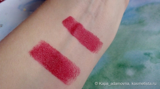 Мои красные губы с Deborah Rossetto Atomic Red в оттенке #05