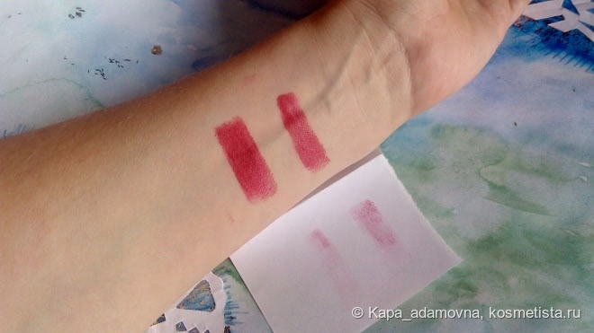 Мои красные губы с Deborah Rossetto Atomic Red в оттенке #05