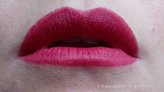 Мои красные губы с Deborah Rossetto Atomic Red в оттенке #05