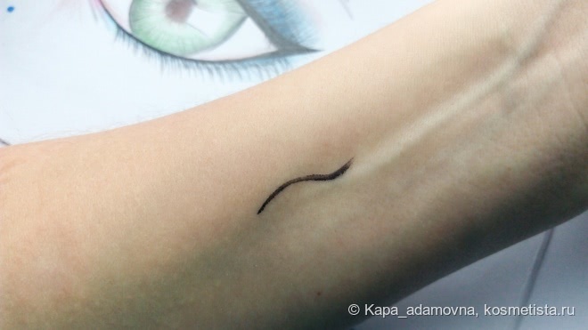 Кошачий глаз с подводкой Deborah Ultraliner Eyeliner в оттенке 01 Nero