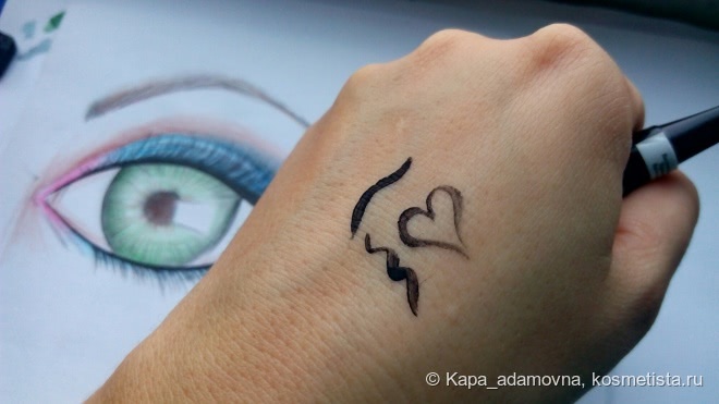 Кошачий глаз с подводкой Deborah Ultraliner Eyeliner в оттенке 01 Nero