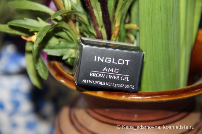 Гель (который в народе почему-то называют помадка) для бровей Inglot AMC Brow Liner Gel в оттенке 11