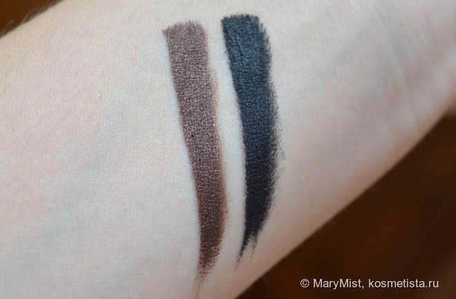 Мои мастхэвы для стрелок: Maybelline New York EyeStudio Lasting Drama Gel Eyeliner 24H 01 Black & 02 Brown
