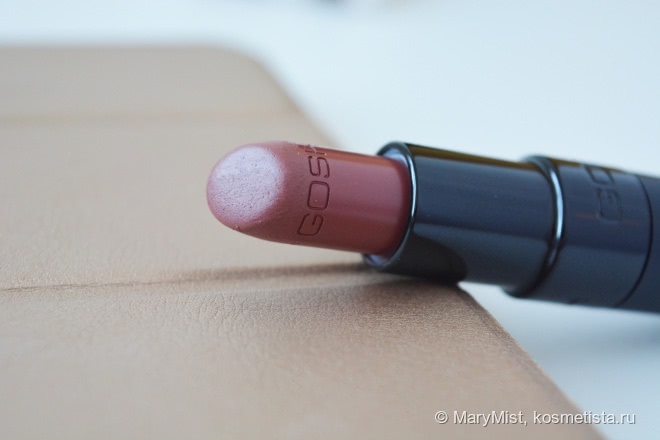 Не только осень, не совсем шоколад: Gosh Velvet Touch Lipstick 012 Matt Raisin