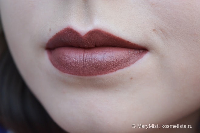 Не только осень, не совсем шоколад: Gosh Velvet Touch Lipstick 012 Matt Raisin