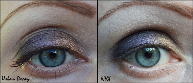 Черное VS Белое. NYX Eyeshadow Base. Оттенок 05 Black