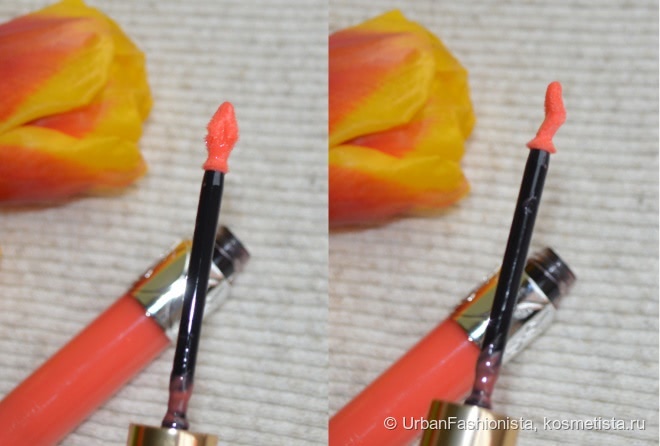 Такие разные YSL Gloss Volupte: #049 Terriblement Fuchsia и #204 Corail Trapeze