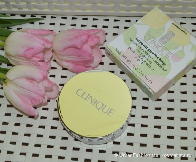 Clinique Beyond Perfecting Powder Foundation and Concealer в оттенке #0.5 Breeze
