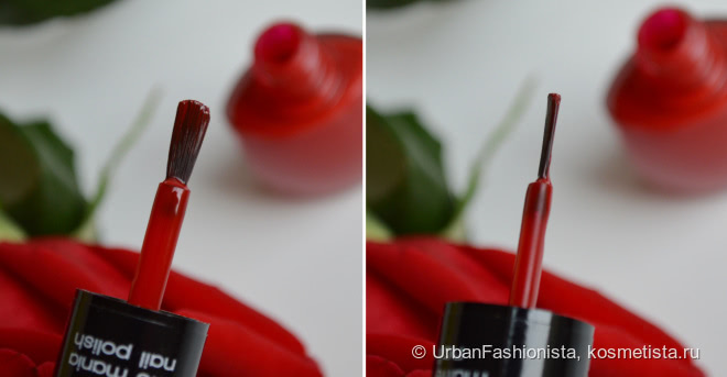 Бархатные лепестки роз на ногтях с лаком Misslyn Matte Mania Nail Polish в оттенке #850 My Matte Red