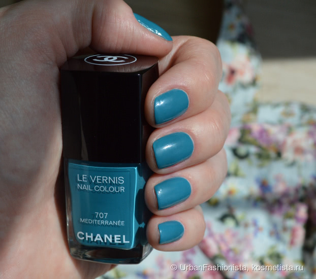 Лак, ставший историей. Chanel Le Vernis Nail Colour в оттенке #707 Mediterranee