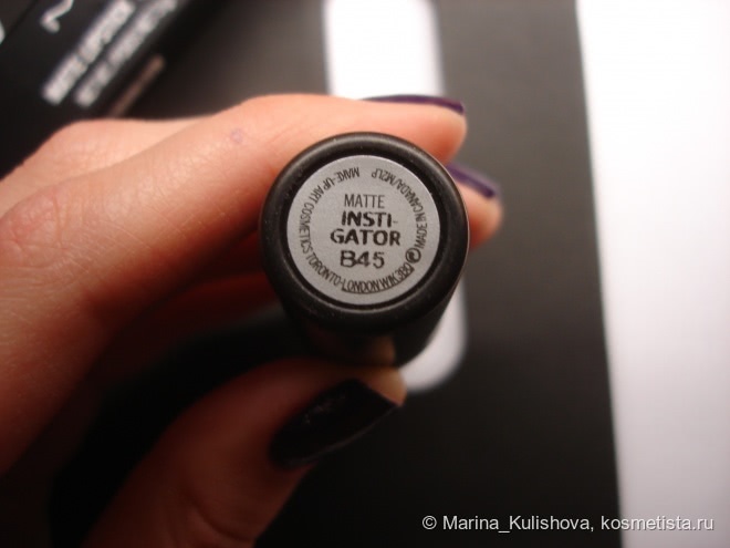 Помада, оправдывающая свое название. MAC matte lipstick Instigator