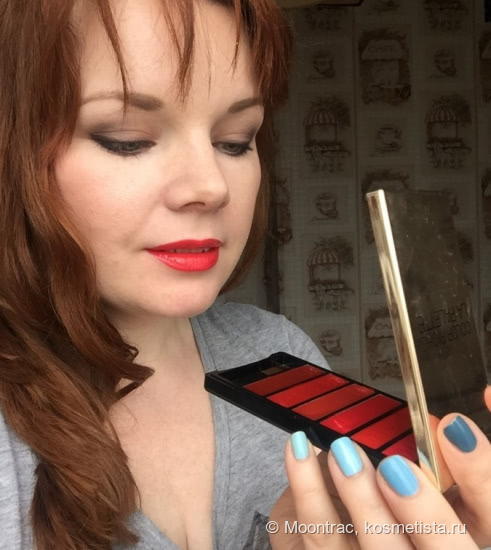 Палетка помад L'Oreal Color Riche La Palette Red