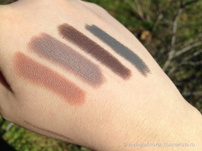 4 матовых оттенка кремовых теней в стике Gosh Forever Eye Shadow Matt - новинка