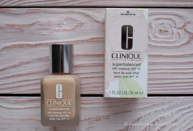 Неоднозначный Clinique Superbalanced Silk Makeup Spf15 в оттенке Silk shell