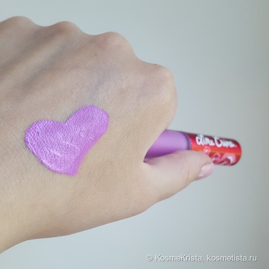 Lime Crime Lipstick Velvetines в оттенке rave. Для лета, но не для меня. А жаль…