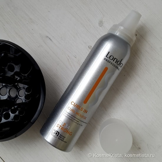 Стайлинг средства Londa Professional: Curls in мусс для кудрявых волос и Protect it теплозащитный лосьон для придания объема