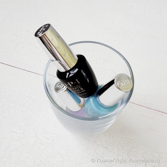 Безупречное трио. Набор OPI Infinite Shine Duo Pack база+топ и цветное покрытие Infinite Shine Classic Collection IS L18 to infinity & blue-yond