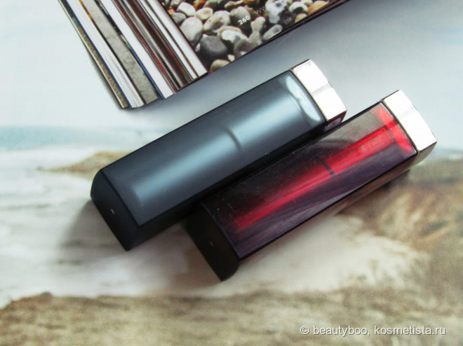 Шах и Matte. Помады Maybelline Color Sensational в оттенках #965 Siren in Scarlet и #975 Divine Wine