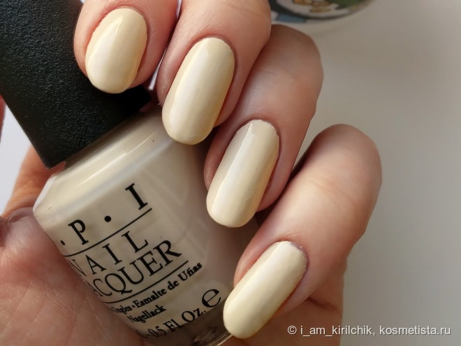 Если хочется сладкого или совсем не забытое старое....OPI my vampire is buff (E82)