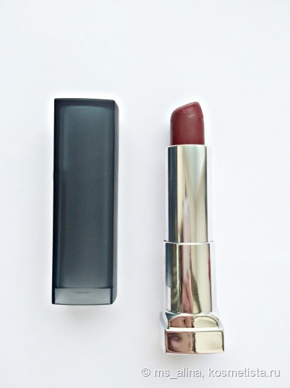 Матовая. Винная. Бюджетная. Maybelline Сolor Sensational