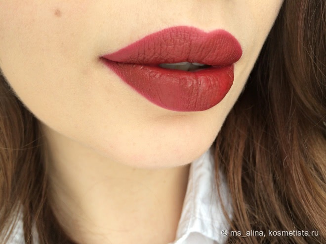 Матовая. Винная. Бюджетная. Maybelline Сolor Sensational