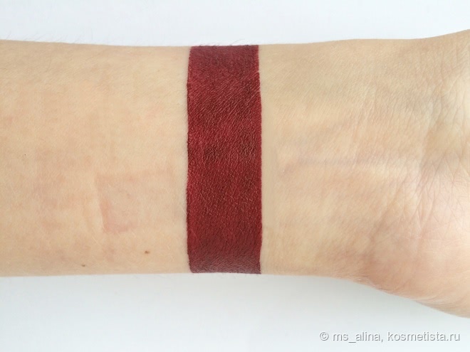 Матовая. Винная. Бюджетная. Maybelline Сolor Sensational