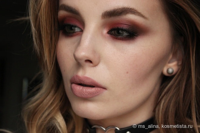 Красные глаза в осени 2016. Пошаговый урок макияжа с палеткой Lime Crime Venus